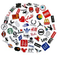 Brand Spitfire Mini Logo Stickers [58PCS] Waterproof Vinyl Stickers, Motorcycle Bicycle Luggage Laptop Decal Graffiti Patches Skateboard Bumper Stickers, No Duplicate Sticker Pack (Small Logo)