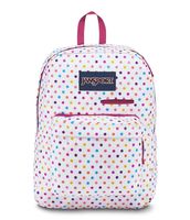 JanSport Digibreak Laptop Backpack- Sale Colors (Spot-O-Rama White)