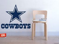 PillowFigtArt Full Color Dallas Cowboys Decal, Full Color Dallas Cowboys Sticker, Full Color Dallas Cowboys Wall Decal,Dallas Cowboys Logo Decal, NFL Logo Decal, Dallas Cowboys pf33 (30" x 30")