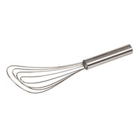 Prepworks by Progressive 10" Flat Whisk, Handheld Steel Wire Whisk Perfect for Whisking, Flat Roux Whisk, Gravy Stirring, BPA Free, Dishwasher Safe