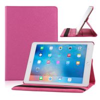 iPad 2 Case, iPad 3 Case, ELEOPTION iPad 4 Smart Stand Case with 360 degree rotating Function (iPad 2/iPad 3/ipad4 case, Silk Rose Red)