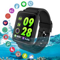 Fitness Tracker, Activity Tracker Watch IP67 Waterproof Fitness Smart Watches with Heart Rate Monitor Step Counter Sleep Monitor Sports Watch Call Notifications for Men Women Kids