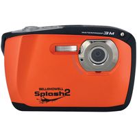 Bell+Howell Splash II WP16-O 16MP Waterproof Digital Camera with 2.5-Inch LCD Screen (Orange)