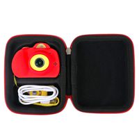khanka Hard Travel Case Replacement for omzer Kids Camera (red)