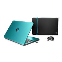 HP 15-ba052wm 15.6 Laptop, Touchscreen, Windows 10 Home, AMD A10-9600P Quad-Core APU Processor, 8GB RAM, 1TB Hard Drive, Teal, B