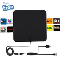 HDTV Antenna Digital, TV Antenna for Digital HD TV Indoor HYONE 50 Mile Range with Detachable Amplifier Signal Booster
