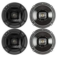 Polk Audio - Two Pairs of DB652 6.5" Coaxial Speakers - Marine and Powersports Certification