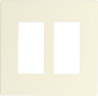 Eaton 9522DS ASPIRE Screwless Wallplate, 2-Gang, Desert Sand