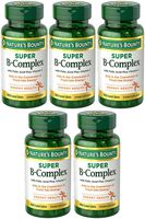 Folic Acid with B-Complex Plus C, 150 Tablets (5 Bottles)