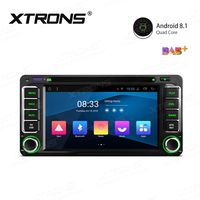 XTRONS 6.2 inch Touch Display Android 8.1 Car Stereo Radio Navigator DVD Player with USB SD Port Bluetooth 5.0 Full RCA Output Supports 4G 3G OBD DVR Backup Camera for Toyota