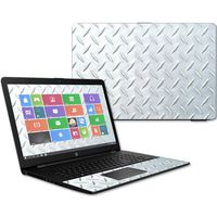 MightySkins Skin Compatible With HP 17t Laptop 17.3" (2017) - Diamond Plate | Protective, Durable, and Unique Vinyl Decal wrap cover | Easy To Apply, Remove, and Change Styles | Made in the USA