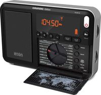 Eton Grundig Edition Traveler Longwave/Shortwave Radio with Audio Tuning Storage
