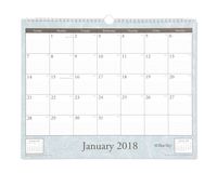 Blue Sky 2018 Wall Calendar, Twin-Wire Binding, 15" x 12", Knightsbridge
