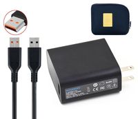 KINGDO Yoga Power Supply Adapter Charger 40W 20V 2A or 5.2V 2A for Lenovo Yoga 3 Pro Convertible Ultrabook Tablet with 6.7Ft Power Cord Including a Carrying Pouch