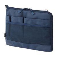 LIHIT LAB Laptop Sleeve, Water & Stain Repellent, Horizontal, Navy, 10.2" x 7.9"- Compatible with iPad, Microsoft Surface Go, Samsung Galaxy Tab, Huawei MediaPad, Lenovo Yoga Tab (A7680-11)