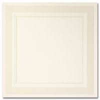 Fine Impressions Pearl Embossed Border Ecru Ultra Flat Invitation, 7" x 7"es, 250 Count (RRANULTPEMBE)