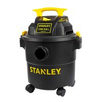 Stanley Shop Vacuum SL18115P, 5 gallon Peak 3 Horsepower WER/Dry Vacuum, Blowing 3 In 1 Functions, 20' Cleaning Range For Garage, Carpet Clean, Shop Cleaning with Vacuum Attachments