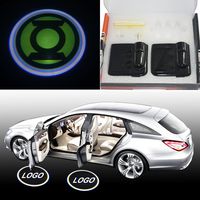 Car Door LED Welcome Ghost Light Green Lantern