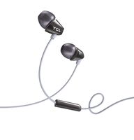 TCL Socl 100 in-Ear Earbuds Wired Headphone with Passive Noise Isolation and Built-in Mic - Phantom Black