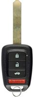 KeylessOption Keyless Entry Remote Fob Uncut Ignition Car Key for Honda Civic Accord