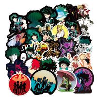Bowinr My Hero Academia Car Stickers, Anime Vinyl Waterproof Bumper Sticker for Phone, MacBook, Laptop, Car, Lugguage, Window, Wall and More (100'pcs)