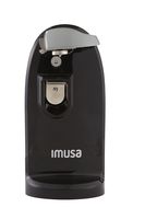 IMUSA USA GAU-80322B Electric Can Opener with Bottle Opener and Knife Sharpener, Black