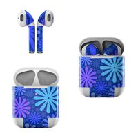 Skin Decals for Apple AirPods - Indigo Punch - Sticker Wrap Fits 1st and 2nd Generation