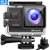 Victure AC800 Action Camera 4K 20MP WiFi Underwater Diving Camcorder 40M Waterproof Sport DV Cameras