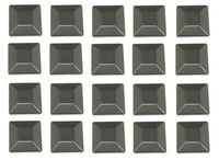 JSP Manufacturing Plastic New Fence Post Black Caps 4X4 (3 5/8") Pressure Treated Wood Made in USA MULITPACK Wholesale Bulk (20)