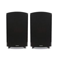 Definitive Technology ProMonitor 1000 Compact Satellite Bookshelf Speaker (Pair) with BDSS Drivers, Pure Aluminum Dome Tweeters and Planar Pressure Coupled Mid/Bass Radiators - Gloss Black