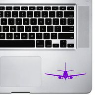 StickAny Palm Series Plane Face Sticker for MacBook Pro, Chromebook, and Laptops (Purple)