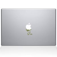 The Decal Guru 1009-MAC-13A-G Atlas Stick Figure Vinyl Sticker, 13" Macbook Air, Gold