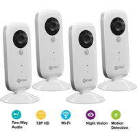 Contixo E1 Baby/Security Surveillance HD 720P WiFi Camera W/Full App Control, Night Vision 2-Way Audio, 100° Field View, Motion Detection & Smart Alerts - Best Gift