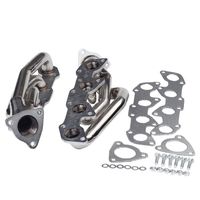 for Toyota Tundra Sequoia 4.7L V8 Stainless Racing Header Exhaust Manifold 2000 2001 2002 2003 2004