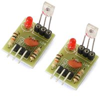 DZS Elec 2PCS 5V Laser Recevier Sensor Module Board for Arduino Raspberry Pi Non-modulated