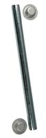 CE Smith Trailer 10705A Roller Shaft with Cap Nuts, 1/2" x 12 3/4"- Replacement Parts and Accessories for Your Ski Boat, Fishing Boat or Sailboat Trailer