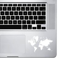 StickAny Palm Series Detailed Earth Sticker for MacBook Pro, Chromebook, and Laptops (White)