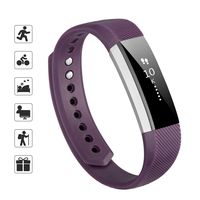 TOMALL Replacement Silicone Bands Compatible for Fitbit Alta and Alta HR,Waterproof Sport Wristband Bracelet for Women Men (Small, Purple)