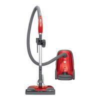 Kenmore 81414 400 Series Pet Friendly Lightweight Bagged Canister Vacuum with Extended Telescoping Wand, HEPA, Retractable Cord, and 4 Cleaning Tools, Red