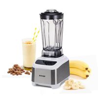 BioChef Atlas Power Blender 1000W High Performance Commercial Blender - Premimum Brushless Motor, 10 Year Warranty, Super Quiet Operation (75dB), 16 Speeds & Pulse Function, 64 oz Jug (White)