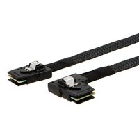 CableCreation Internal Mini SAS(SFF-8087) 36Pin Left Angle Male to Internal Mini SAS (SFF-8087) 36Pin Male Cable, 0.75 Meter