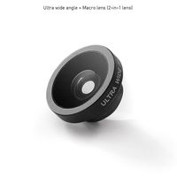 bitplay 2 in 1 Ultra 0.39X Wide Angle + 6X Macro Add-on Lens for Smartphones