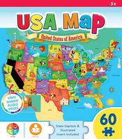 MasterPieces Explorer Kids - USA Map - 60 Piece Kids Puzzle