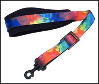 Legacystraps DSX Neoprene Padded Saxophone Strap with spring loaded swivel snaphook Tiedye Splash