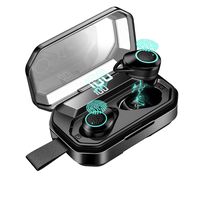Wireless Earbuds,Bluetooth 5.0 True Wireless Headphones,4000mAh Charging Dock LED Display 200H Playtime,IPX7 Waterproof in-Ear Headset Earphones,Built-in Mic with bass 3D Stereo Sound for Sports