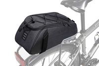 Roswheel Bike Rear Seat Bag, Bicycle Backseat Bag Cycling Pannier Rear Rack Trunk Bag Chest Bag Water Resistant 7L Massive Capacity for Outdoor Traveling Hunting Commuting (Black)
