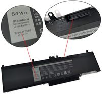 MYY WJ5R2 (11.4V 84Wh/7350mah) Laptop Battery Compatible with Dell Latitude E5570 Series Notebook 4F5YV