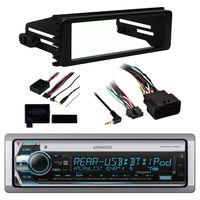 96-2013 Marine Harley Touring Cd Stereo Radio Install Adapter Dash Kit Flht Flhx Flhtc Kenwood