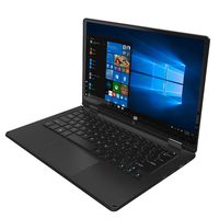Convertible 11.6" Laptop, Touchscreen, 2-in-1, Windows 10, Intel Atom Quad-Core Processor, 2GB RAM, 32GB Flash Storage Perfect for Either Staying at Home Or for On-The-Go Adventures (Black)
