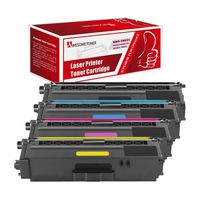 Awesometoner New Compatible Remanufactured 1 Set of Toner Cartridge Replacement for Brother TN331(Black/Cyan/Yellow/Magenta)